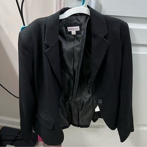 Merona Black single button blazer